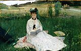 Berthe Morisot Wall Art - Reading